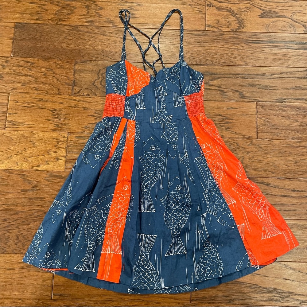 Rare Free People Fish Dress EUC